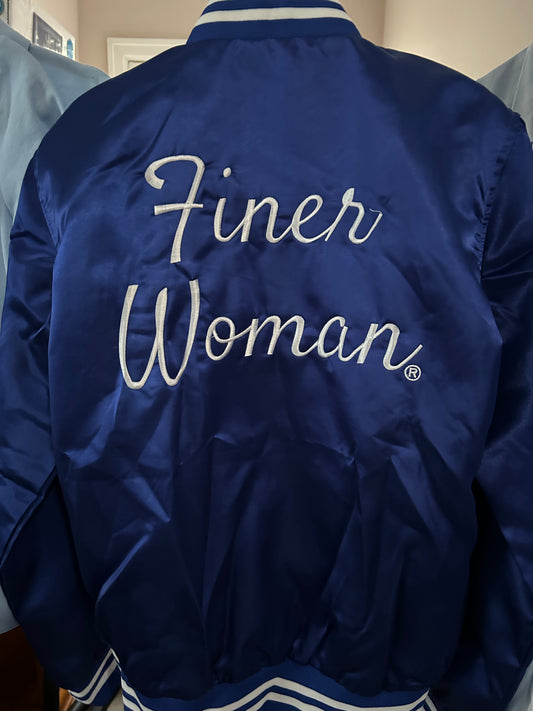 ΖΦΒ Satin Crop Jacket