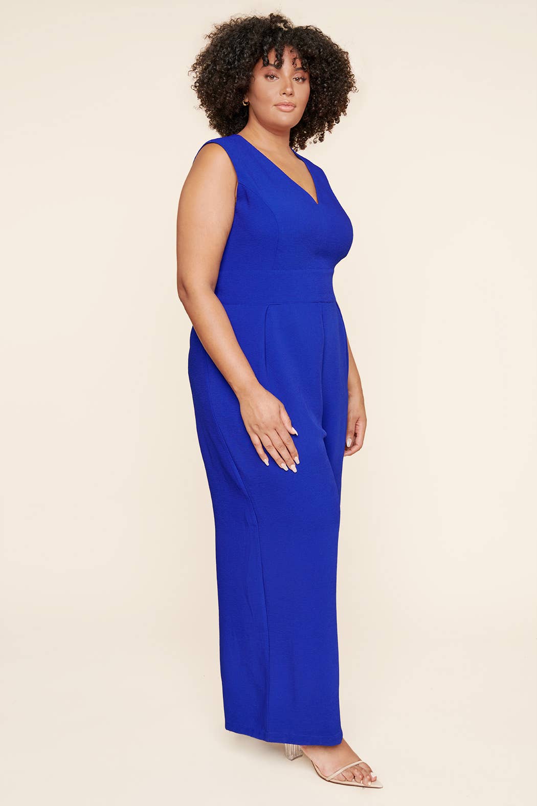 Klara Wide Leg Jumpsuit Curve