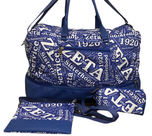 Zeta Phi Beta Weekender Bag Set