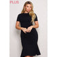 SO CLASSY TRUMPET MIDI DRESS PLUS