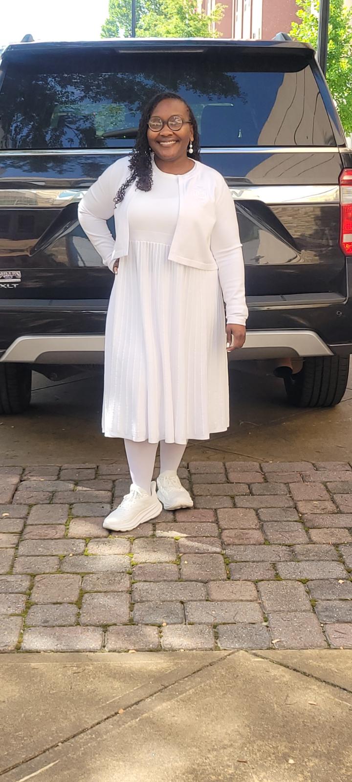 (White) The Finer Woman Dress Set (PRE-ORDER)