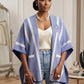 PRE-ORDER ΖΦΒ Signature Stripe Ruana