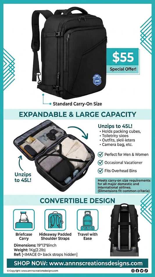 PRE-ORDER ZΦΒ Travel Backpack
