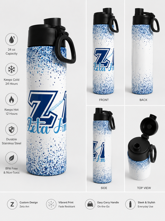 Zeta Amicae Aluminum Water Bottle