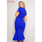 SO CLASSY TRUMPET MIDI DRESS PLUS