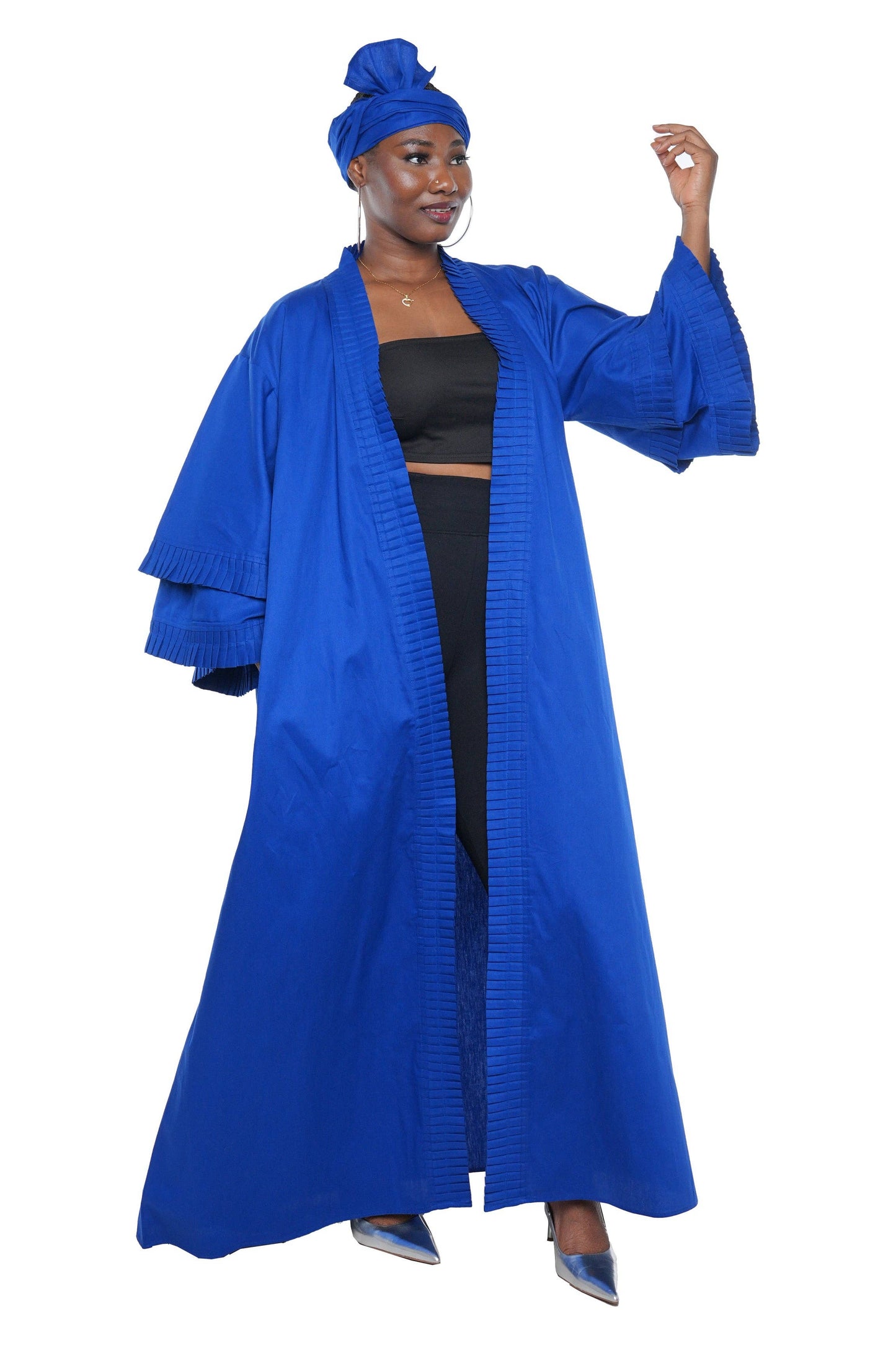 Blue Long Kimono | Duster | Robe | One Size