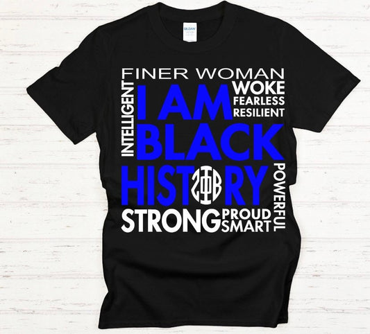 Zeta Phi Beta Finer Woman-I Am Black History