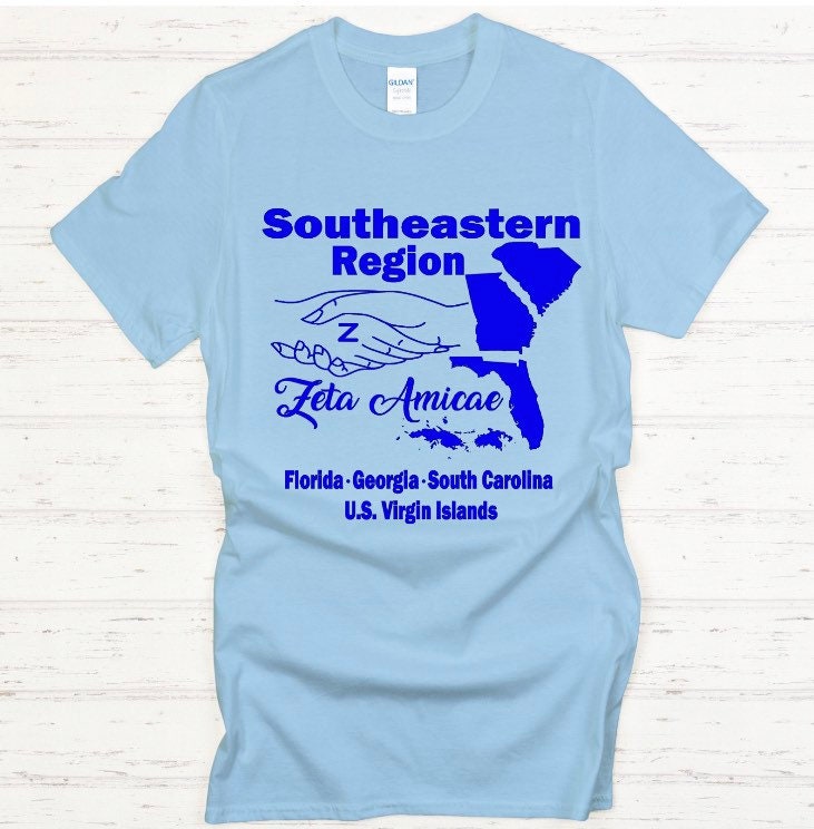 Zeta Amicae FL/Southeastern Region Shirt Set